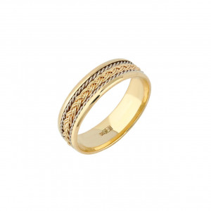 Обручальное кольцо (желтое золото)