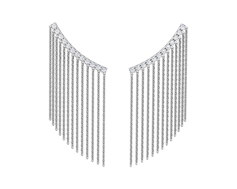 Серьги-каффы арт.0221318-00775 3,8г