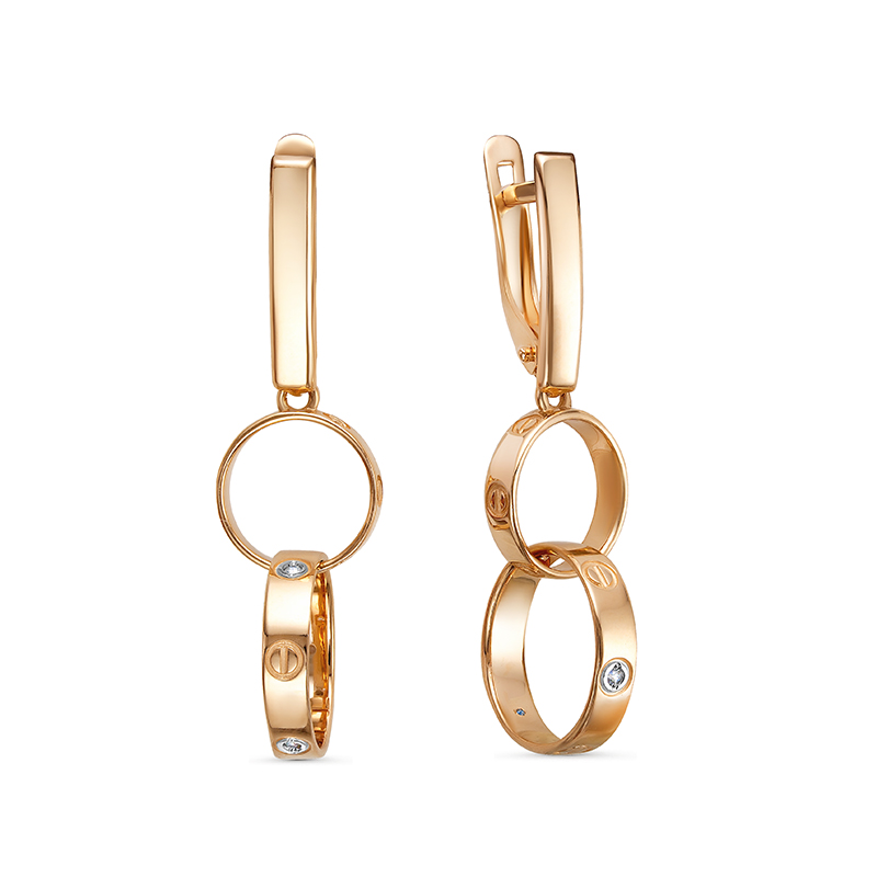 Серьги арт.1202643 4,4г