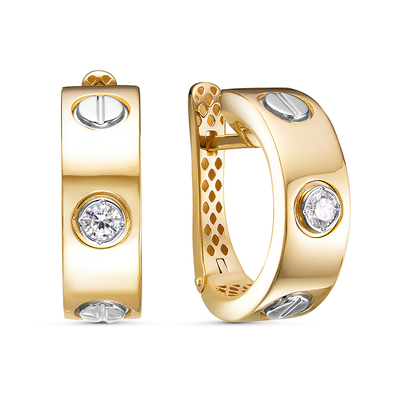 Серьги арт.дф1201513рл 4,29г