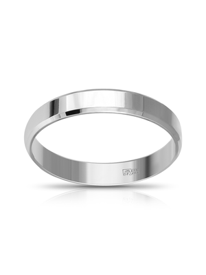 КО 13-00 БЗ Кольцо обручальное гл. плоское трапеция 22,50000 2,16г