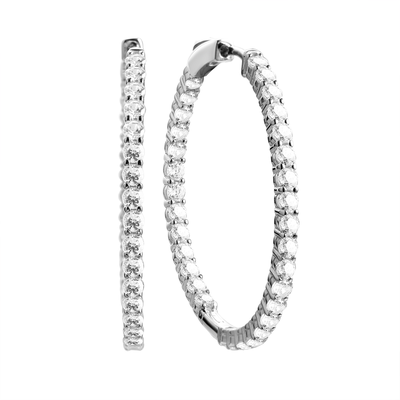 Серьги арт.CZ-E04454-X-W-X-X-W 11,05г