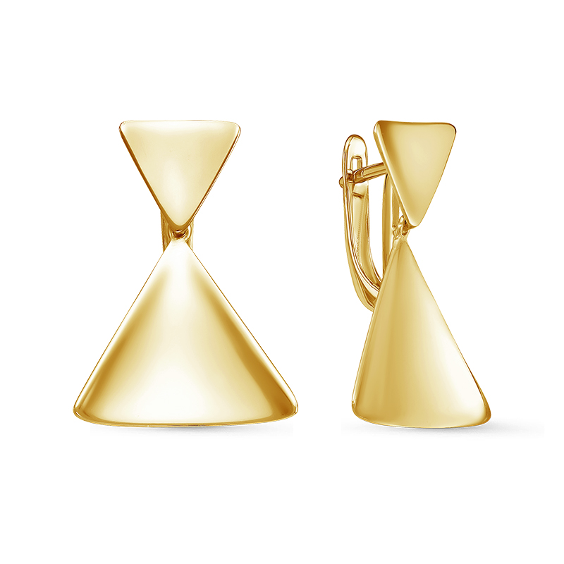 Серьги арт.с221367пзл 3,32г