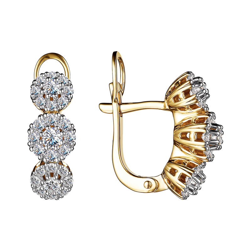 Серьги арт.24748-300 5,29г