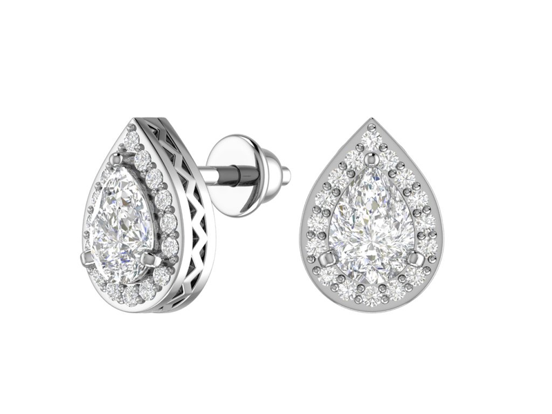 Пусеты арт.6101476-00775 2,38г