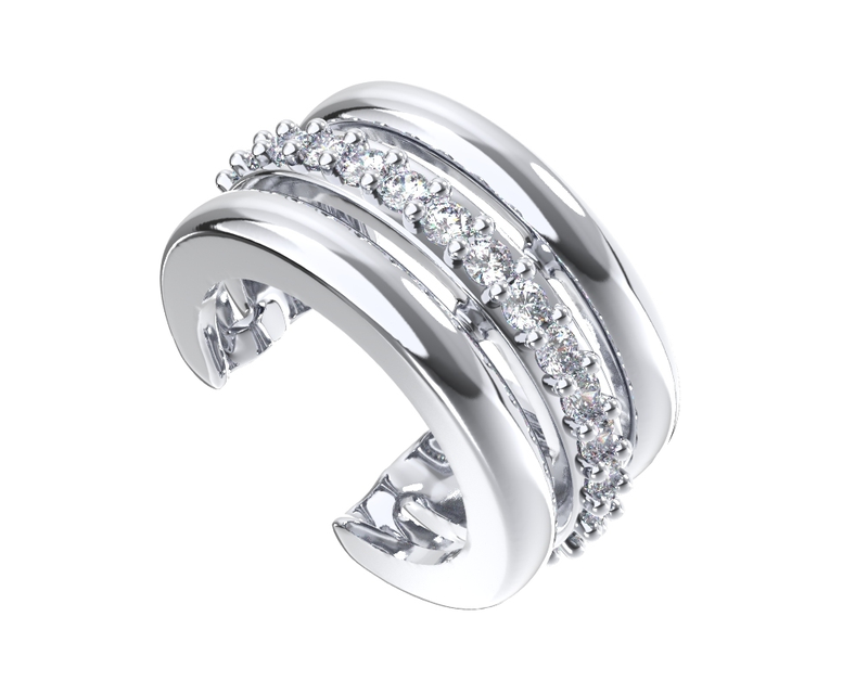 Серьга-каффа арт.0201750-00775