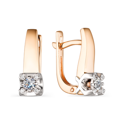 Серьги арт.23665-100 3,96г