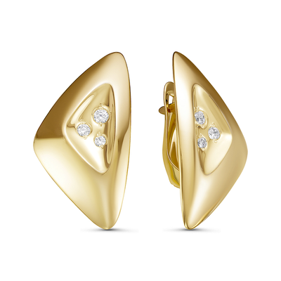 Серьги арт.с127353пзл 3,3г