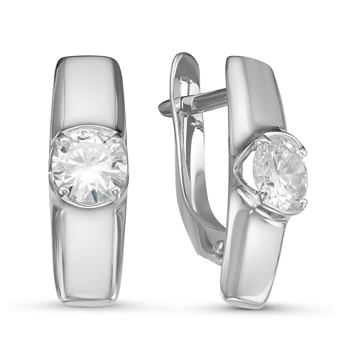 Серьги 585 б126923 арт.б126923 Фианит Кр 5,00;