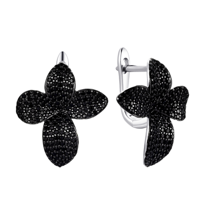 Серьги арт.CZ-E01803-X-WB-X-X-B 4,95г