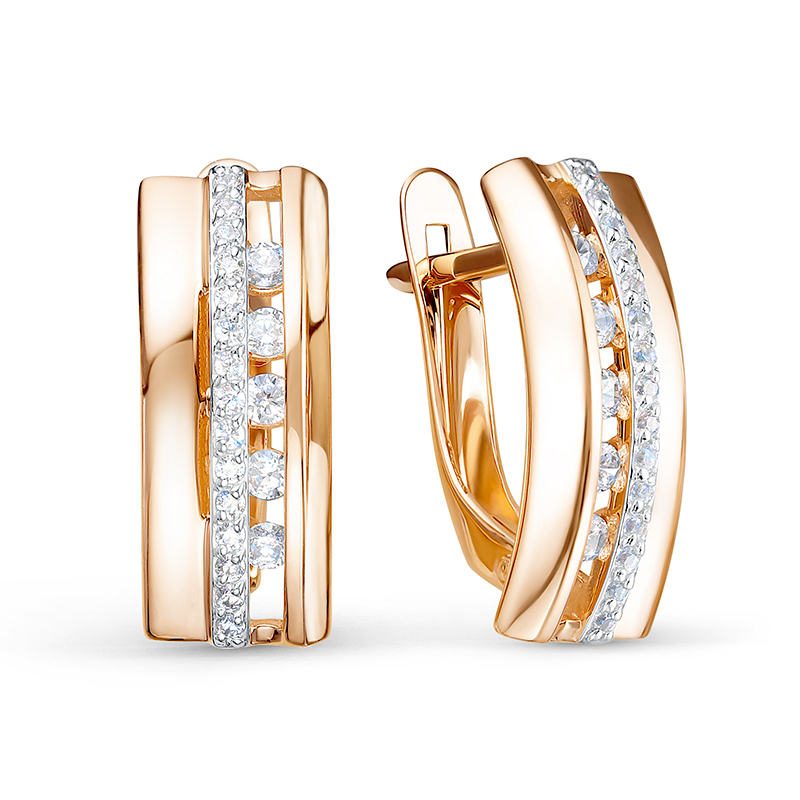 Серьги арт.1205443 2,85г