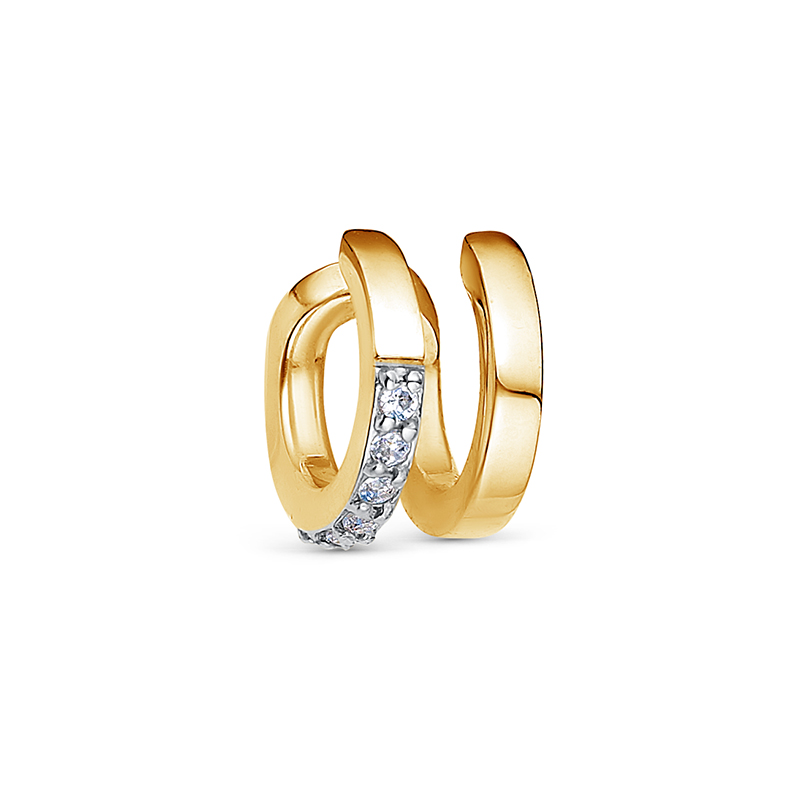 Непарные серьги арт.1202296 0,75г