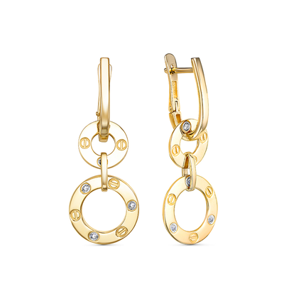 Серьги арт.л1202729 6,41г