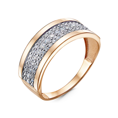 Кольцо 585 1101260 арт.1101260 Фианит Кр 1,50;Фианит Кр 1,00; 17,0 р.