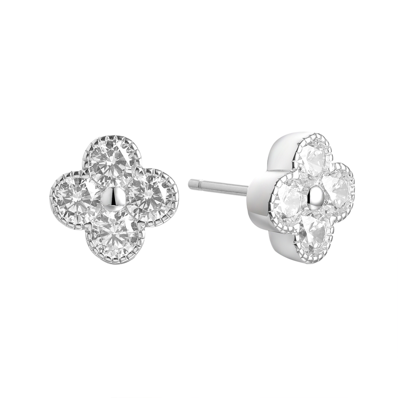 Серьги арт.CZ-E04724-X-W-X-X-W 3,33г