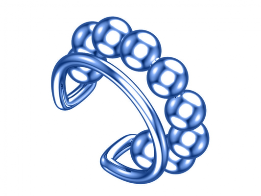 Серьга-каффа арт.0201519-15555 1,85г