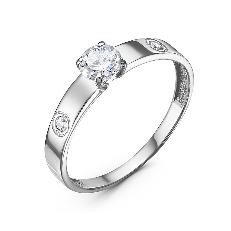 Кольцо 585 б1102605 арт.б1102605 Фианит Кр 1,75;Фианит Кр 5,00; 18,5 р.