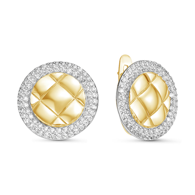 Серьги арт.с126043пзл 3,39г