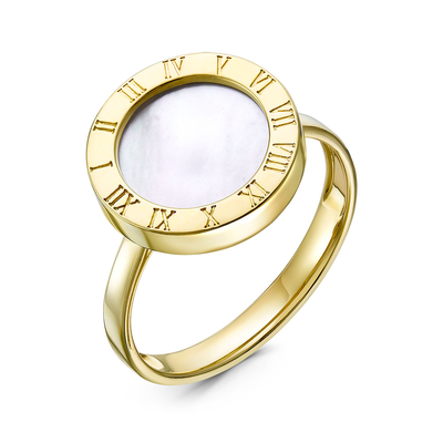 Кольцо арт.5-7439-200-1Ж-Перл 17,5р. 2,89г