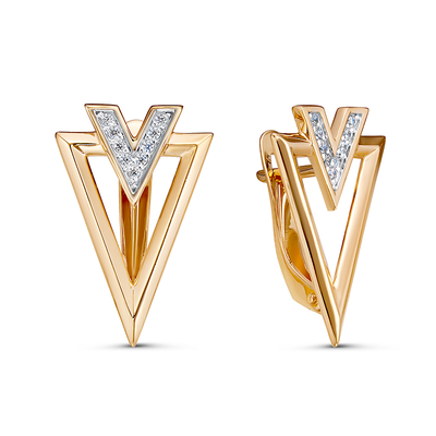 Серьги арт.1202749 2,57г