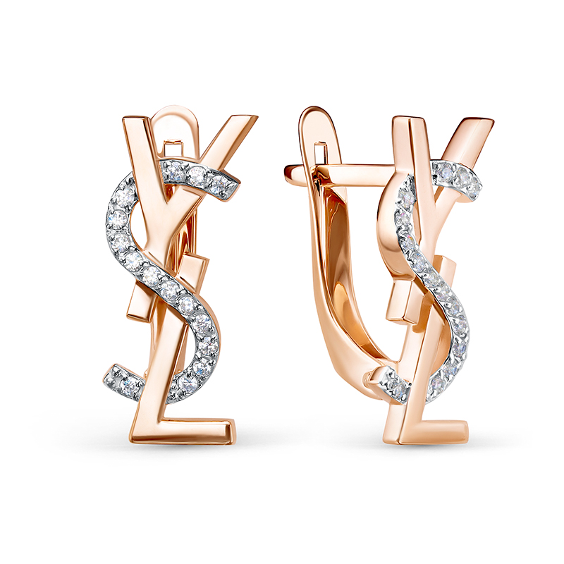 Серьги арт.1205370 2,32г