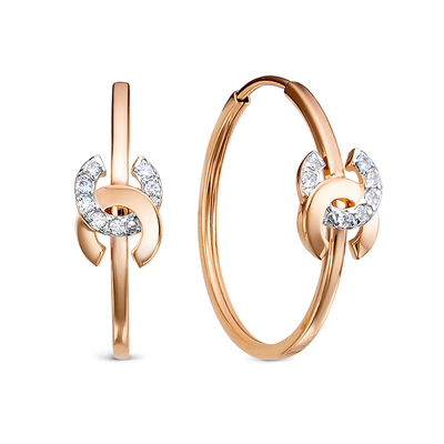 Серьги арт.1204884 1,59г