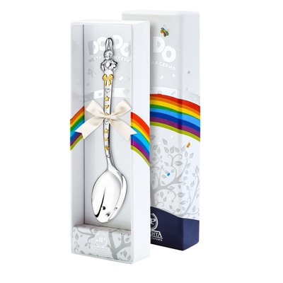 Ложка детская DODO "Зайка" ч/п + футляр арт.1181ЛЖ05802 15,34г