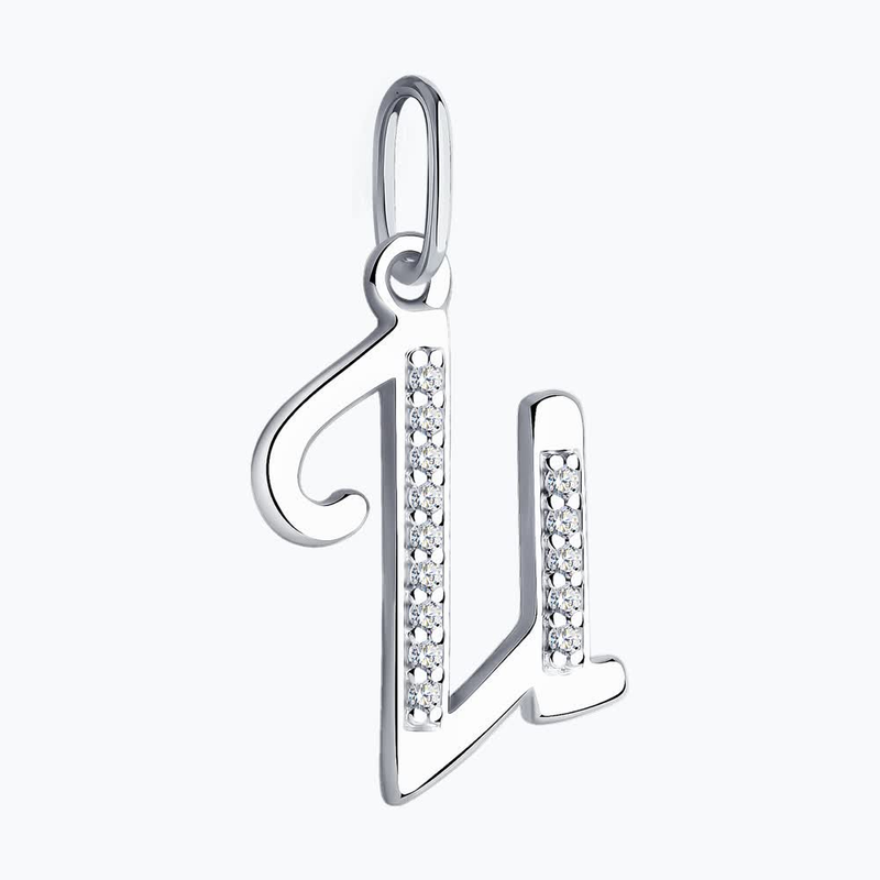 Подвеска 925 94031368 арт.94031368 14 Фианит бесцветный Круг 1