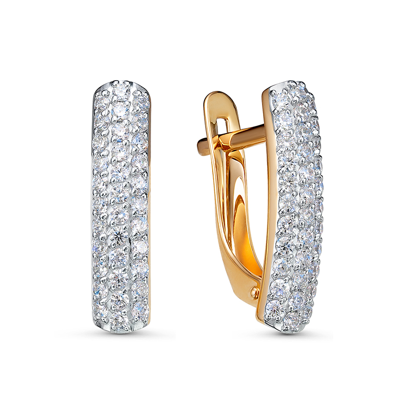 Серьги 585 1200974 арт.1200974 Фианит Кр 1,25;