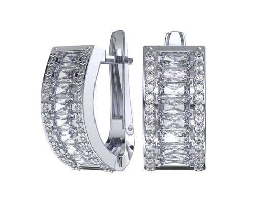 Серьги арт.2101692-00775 7,07г