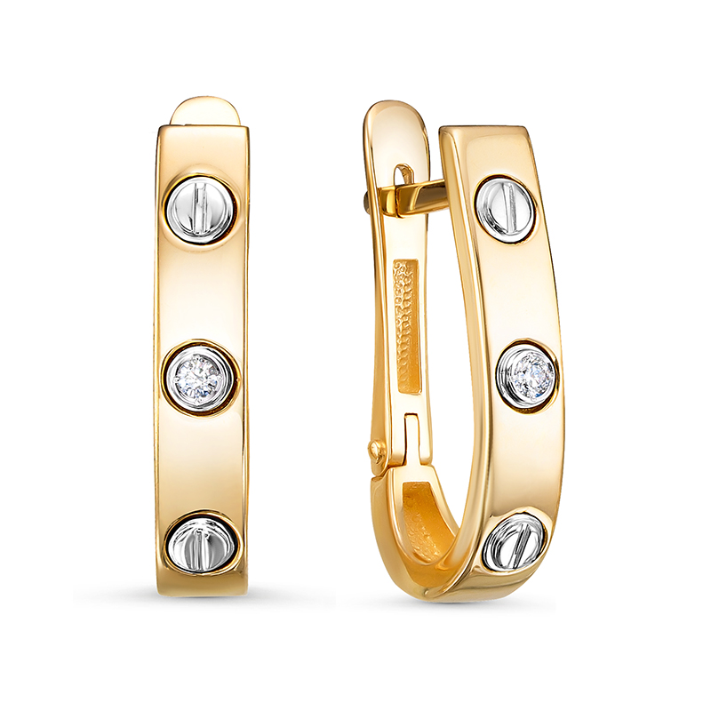 Серьги арт.БР122135л 3,81г