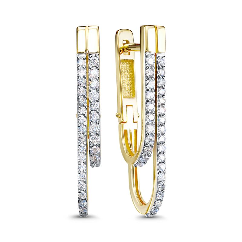 Серьги арт.02-00934-03-001-01-01 4,66г