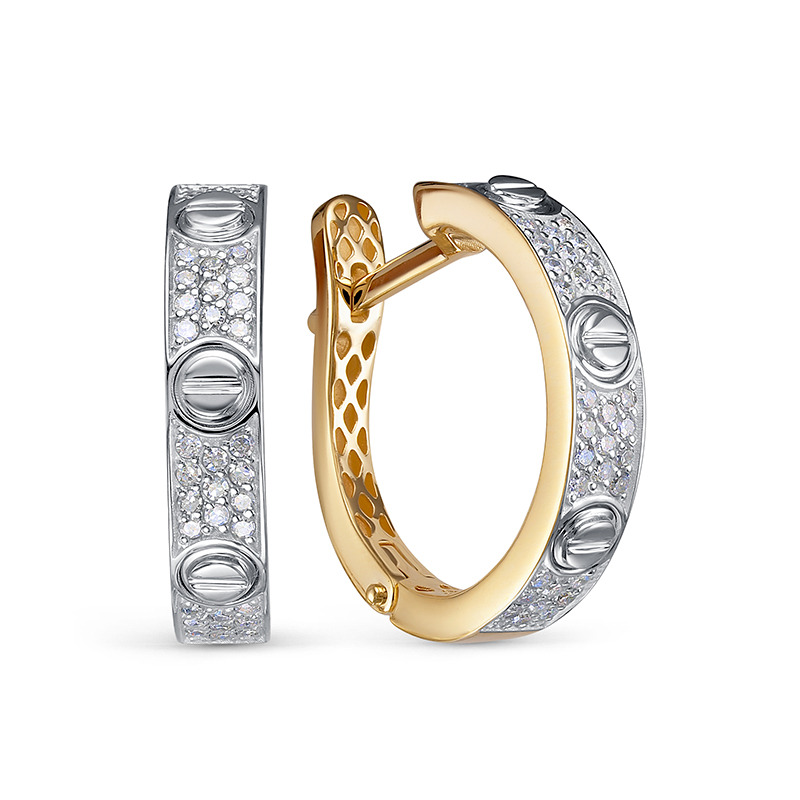 Серьги арт.д1201795рл 3,43г