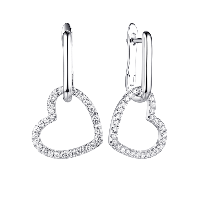 Серьги арт.CZ-E03366-X-W-X-X-W 5,41г