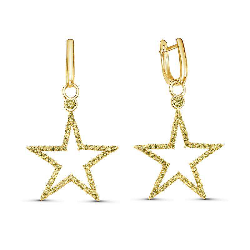 Серьги арт.с127480пзл 5,43г