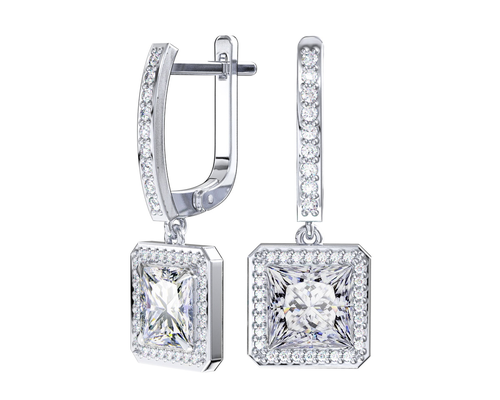 Серьги арт.2101734-00775 4,64г