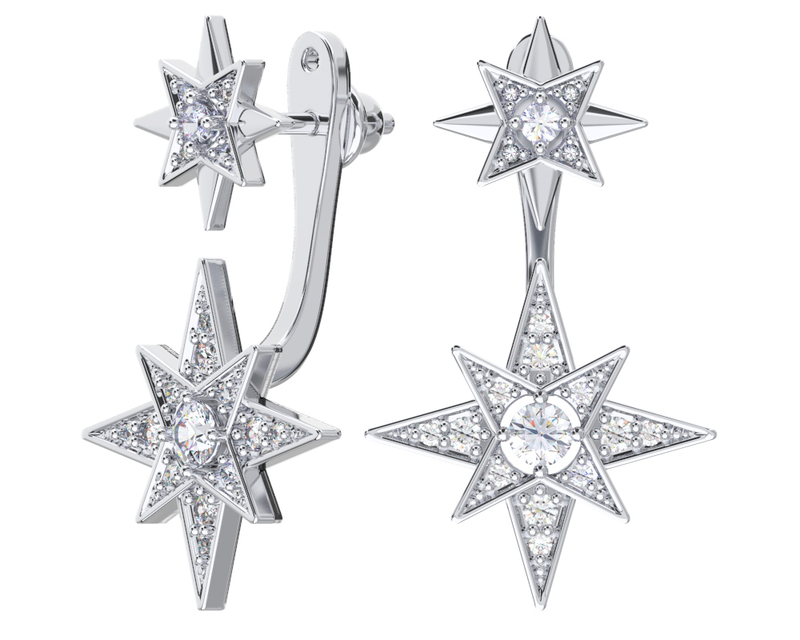 Пусеты арт.6001848-00775 3,13г