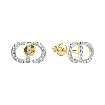 12-22-0001-80252 Серьги, фианит 0,00000 1,41г