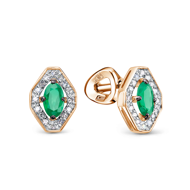 Серьги арт.БР352507 1,7г