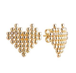 Серьги арт.CZ-E04937-X-L-X-X-W 2,89г