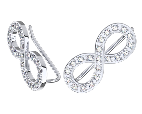 Серьги-каффы арт.0201730-00775 1,56г