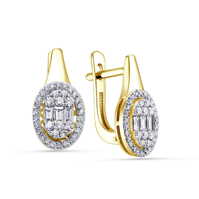 Серьги арт.02-02673-05-001-07-01 4,76г