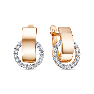 Серьги арт.1202687 3,76г