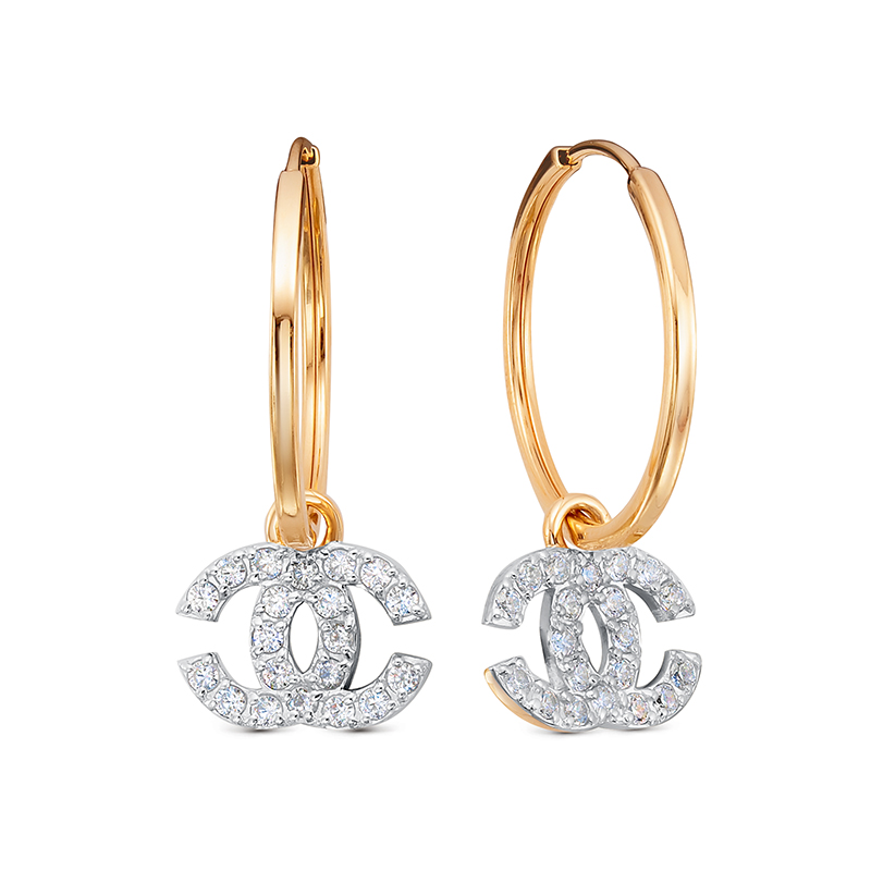 Серьги арт.1204573 1,73г