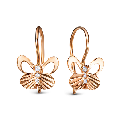 Серьги арт.1204831 0,94г