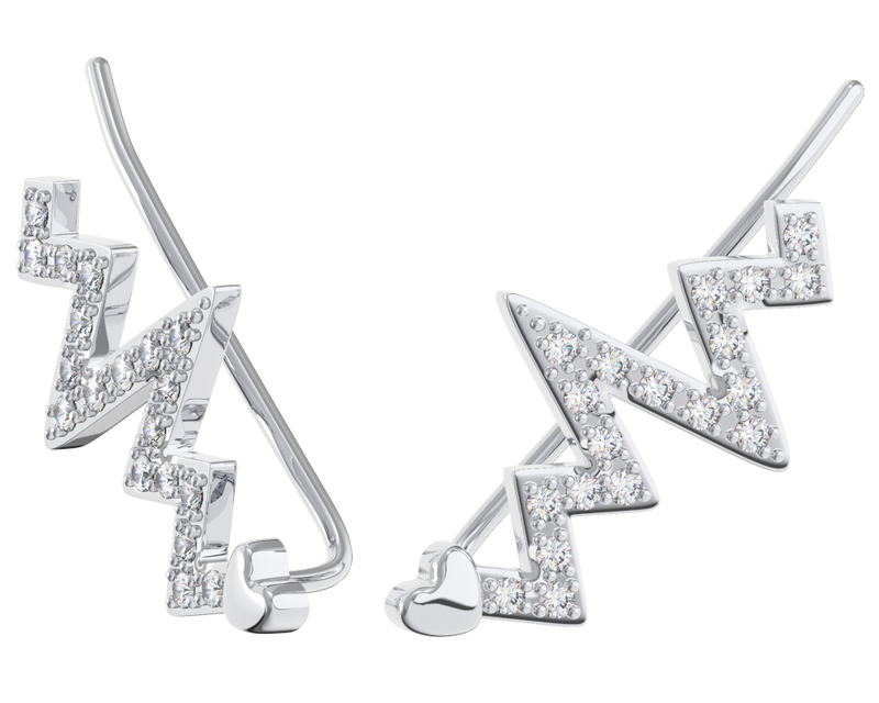 Серьги-каффы арт.0201714-00775 1,61г