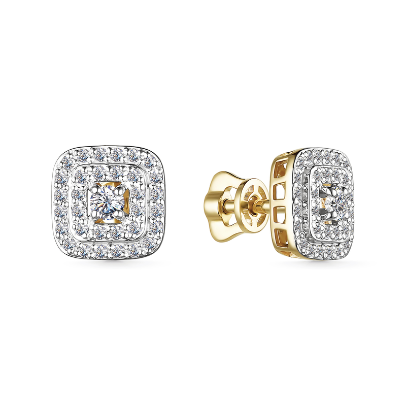 Серьги арт.25680-300 2,58г