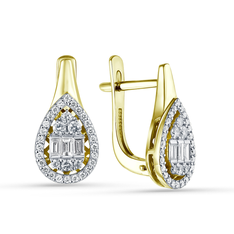 Серьги арт.02-02676-05-001-07-01 4,48г