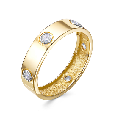 Кольцо 585 л1103100 арт.л1103100 6 Фианит Кр 2,50 0,138; 17,0 р.