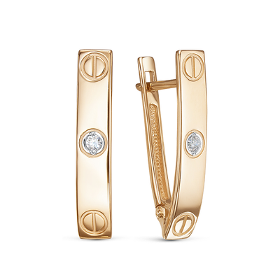 Серьги арт.1203332 2,32г